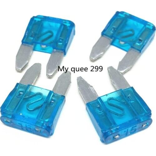 Free shipping 100pcs automobile blade fuse Small Car Blade 15A 32V fuse auto fuse --small 15A