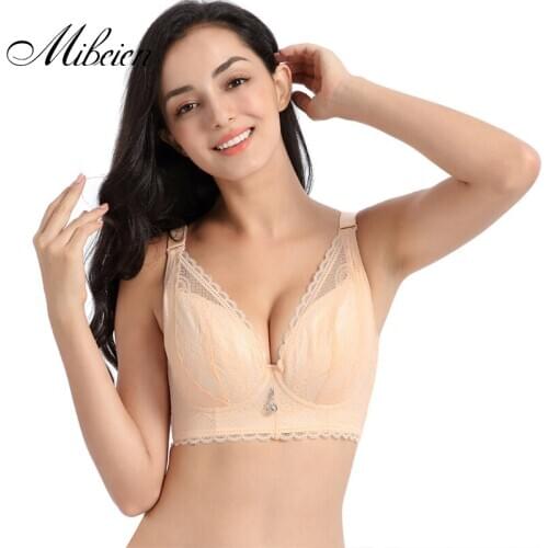 Big breasts plus size bra for women lingerie femme Underwire Oversize Thin section without sponge big size bra