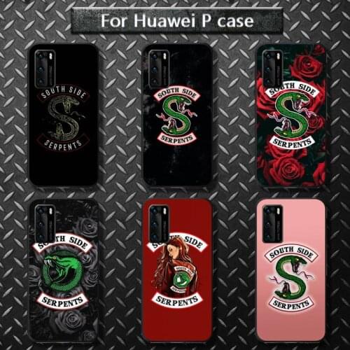American TV Riverdale Southside Serpents Phone Case for huawei P40 pro lite P8 P9 P10 P20 P30 psmart 2019 2017 2018