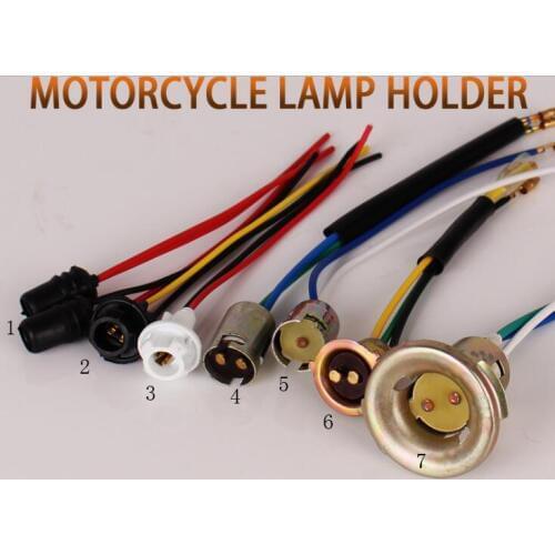 MIX 7 kinds T10 B15 lamp holders for motorcycle etc