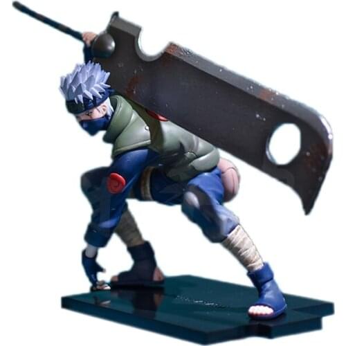 19cm Naruto Shippuden Anime Figures Hatake Kakashi PVC Action Figure Collection Model Toys Figurine Ornaments Kids Toys Gifts