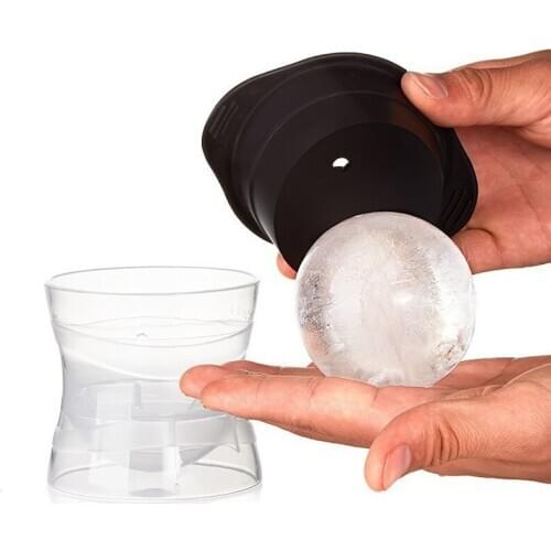 1Pcs DIY Round Hockey Puck Ice Silica gel Kitchen Ball Maker Ice Mould Brick Mold Tray Cube Sphere Bar Party Cocktail Cube