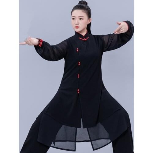 Tai Chi Uniform Kung Fu Outfit Oriental Wushu Performance Costumes Chinese Warrior Costume Kungfu Taichi Wing Chun Suit 11024