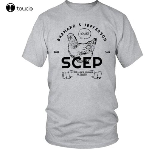 T-Shirt Homme Tee-Shirt Oss 117 - Scep: Société Cairote D'Élevage De Poulets Tee Shirt