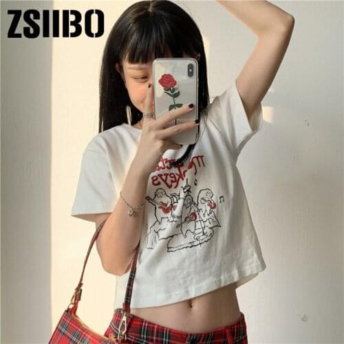 Футболки aesthetic t shirt women fashion new harajuku tshirt Casual korean style hip hop female Sheep print brandy album