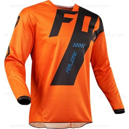 Mountain Bike Team Downhill Riding Long-sleeved Cross-country Motorcycle Jersey 2021 Fox Cycling Jersey Bicycle T-shirt Mtb DH