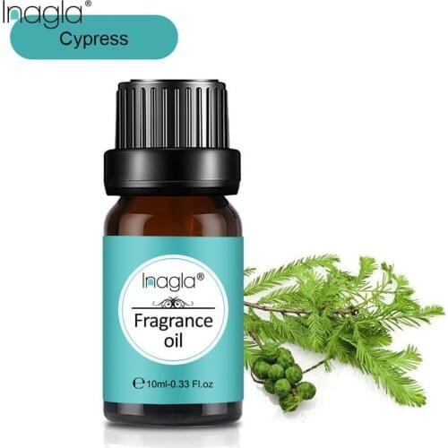Inagla Cypress Fragrance Essential Oils 10ml Pure Plant Fruit Oil For Aromatic Aromatherapy Diffusers Vanilla Pine Needles Oil