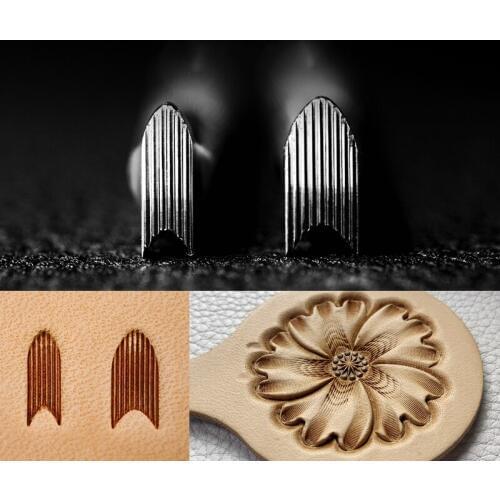 Leather Working Saddle Making Tools Carving Leather Craft Stamps 1pcs Stamping Embossing Mold stainless steel 2 size