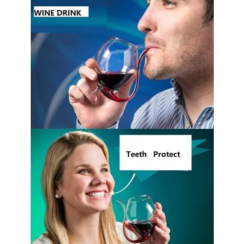 Creative Straw Glass Wine Cup Juice Suck Drink Beer Glass Handmade Heat-resistant Bar Personality Short Wine Glass