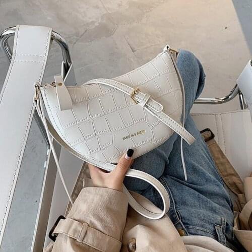 Small PU Leather Crossbody Bags For Women 2020 Saddle Bag Shoulder Handbags Female Travel Lady Fashion Crossbody Bag