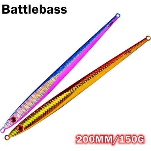 Metal Jig Fishing Lure Weights 150G 20cm Fishing Lure Deep Sea Jig Fishing Baits Saltwater Lures Jigs Ice Isca Artificial Tackle