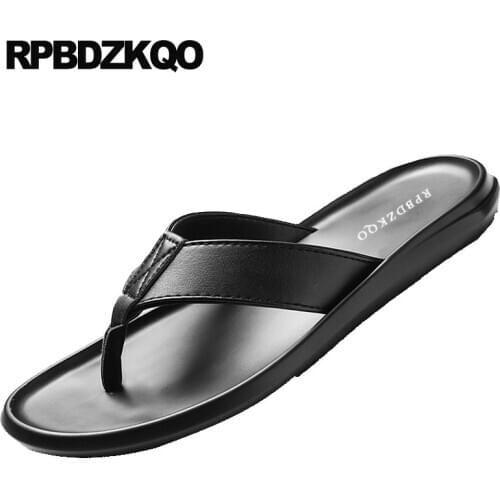 Mens sandals 2019 summer outdoor shoes slippers waterproof casual flip flop fashion slip on beach slides water open toe black