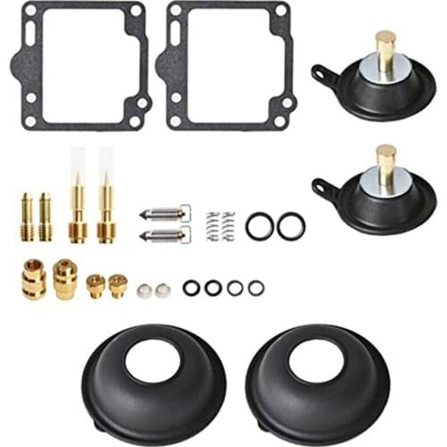 Carburetor Diaphragm Vacuum Repair Rebuild Kit Replacement for Yamaha Virago XV 750 1988-1997