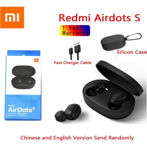 Xiaomi official Store Redmi Airdots S Airdots 2 Earphones Mi Xiaomi Wireless Headphones Bluetooth Air Dots Headset TWS Earbuds