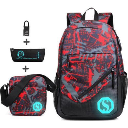 New School Backpack for Girls Set Bookbag 14inch Laptop School Bag for Boys Kids Bags Children Backpack Water Resistant Gift