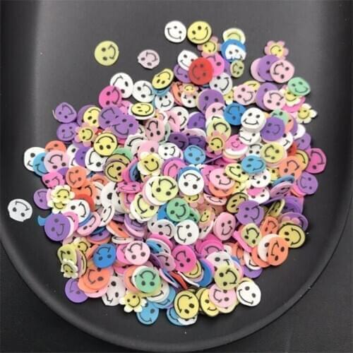 60g Smile Polymerclay,Soft Clay Sprinkle For Kids Diy/Craft Diy Making/Nail Art/Scrapbook Decoration/Craft Filler wholesale