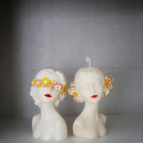 Legant Girl Female Body Candle Silicone Mold Women Shaped Candle Making Wax Plaster Mould Handmade