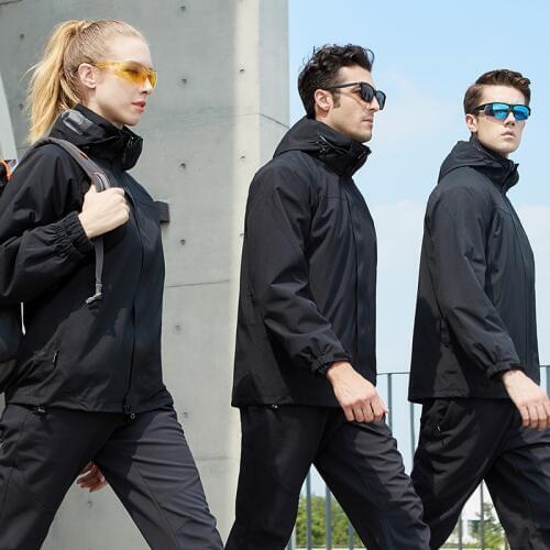 Outdoor Tactical Three In One Detachable Two-piece Fleece Liner Charge Clothes Unisex Breathable Waterproof Hiking Climbing Coat