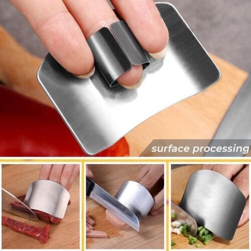 Finger Guard Protector Stainless Steel Knife Cut Finger Protection Kitchen Tools Knives Cutting Vegetables Hand Protector Gadget