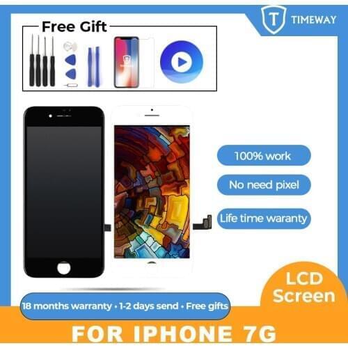 OEM LCD Display For iPhone 7 7P 8 8P Touch Screen Replacement For iPhone 7 Plus 8 Plus No Dead Pixel+Tempered Glass+Tools LCD
