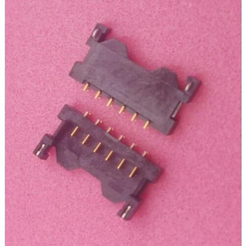 10Pcs Battery Holder Flex Clip Contact FPC Connector For Samsung Galaxy Tab 4 8.0 A 9.7 P550 P555 T550 T555 T330 T331 T335 6Pin