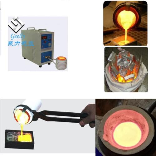 15KW high frequency induction gold melting furnace for sale