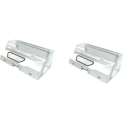 2Pcs Dust Box For Xiaomi Mi Robot Vacuum 2 Generation Dust Box For Roborock S55/S51/S52/S50/T6 Dust Box Replacement Part