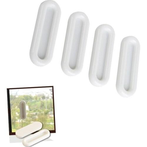 4Pcs Multi-purpose Door and Window Strong Adhesive Auxiliary Handle Self-Stick Instant Cabinet Drawer Mini Handle