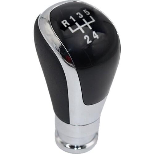 5 Speed Car chrome Shift Gear Knob Lever Gaitor Boot Cover For Skoda Superb Yeti Rapid Octavia Fabia