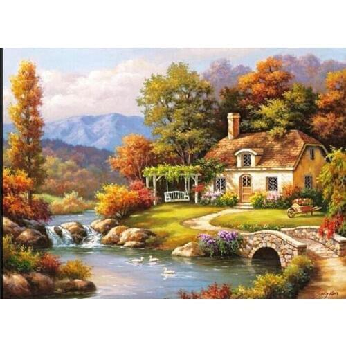 5D Diamond Embroidery Landscape natural DIY Diamond Painting Diamond Mosaic Crafts Gifts Diamond Pattern Paintings Rhinestones