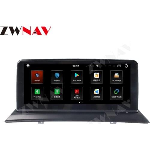 8+64GB Android 10.0 Car Radio Stereo Player GPS Navigation Multimedia Player GPS For BMW X3 X4 NBT System Head Unit Navigation