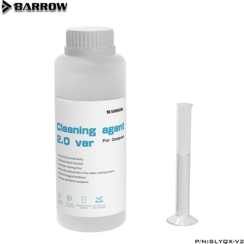 Barrow PC Water Cooling Cold Liquid 473ML Liquor Transparent Non-conductive Thermal Conductive Liquid Thermal Fluid SLYQX-V2