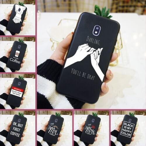 Case For Samsung Galaxy J2 J5 J7 Prime Quote Couple Love Cover Case For Samsung J3 J5 J7 2015 2016 2017 J4 J6 J8 Plus 2018 Case