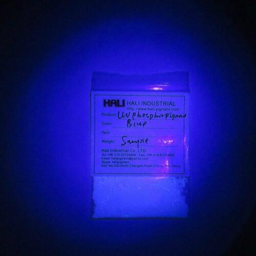 UV phosphor pigment,UV fluorescent pigment,color:white,under UV light color:blue,item:HLA-03,1lot=5g,free