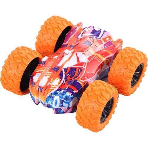 Toy car Inertia Double-sided Off-road Dump Resistant To Falling Puzzle Truck Toy Car For Children Random Color