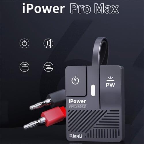 IPowerMAX Power Supply Test Cable for iPhone Xs max Xs 8G 8P X 7G 7P 6S 6SP 6G 6P DC Power Control Wire Test Line One Key Boot