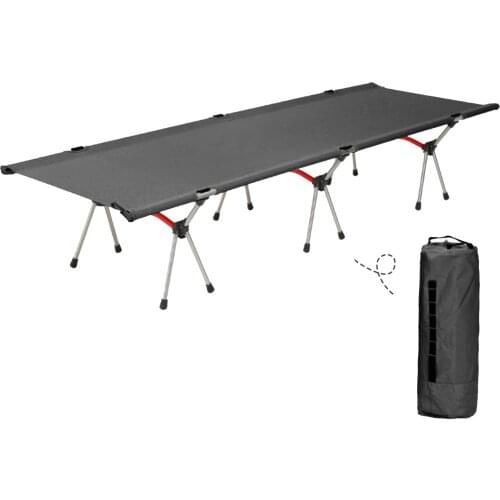 Camping Cot Compact Folding Cot Bed for Outdoor Backpacking Camping Cot Bed Ultralight Folding Single Bed Tent Sleeping Bed