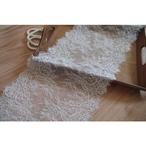 9 yards Chantilly Lace Fabric, Lace Fabric For Bridal Dress, 2021 New Arrival, Bridal Lace Fabric