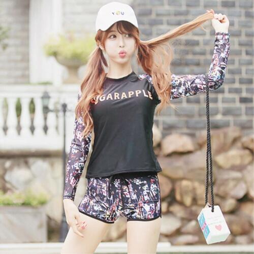 Rash Guard Women Rashguard Swimming Suit Women Long Sleeve Diving Surfing Rash Guard Swimsuit Beach Sports Suit Maillot De Bain