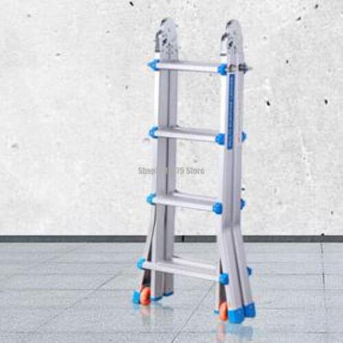 Ladder, Engineering Ladder, Multi-function Herringbone Ladder, Thickened Aluminum Alloy Folding Ladder, Household Elevator, Smal
