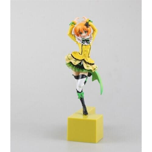 Hot-selling 1pcs 21cm pvc Japanese anime figure Love live!Rin Hoshizora action figure collectible model toys brinquedos