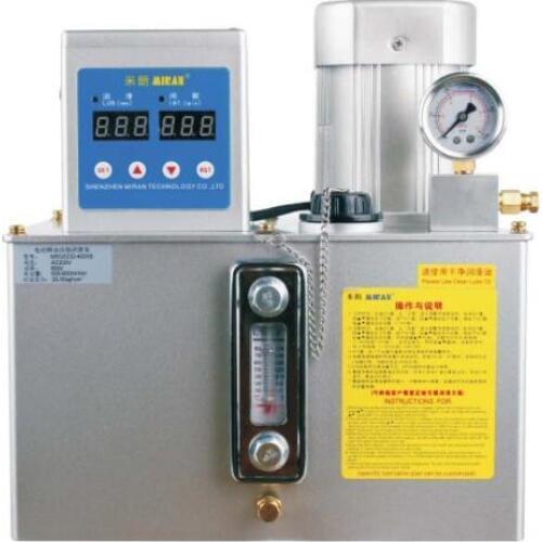 MIRAN MRG-5232-400T 4L Oil/Grease Lubricating Pump Aluminium Alloy Electric Lubrication Pump for CNC/Injection Molding Machine