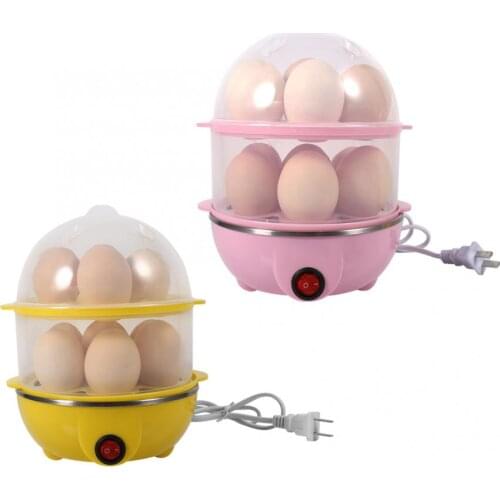 Multifunctional Electric Eggs Boiler 220V 50HZ Double Layer 14 Egg Electric Egg Boiler Cooker Mini Steamer Poacher Cookware