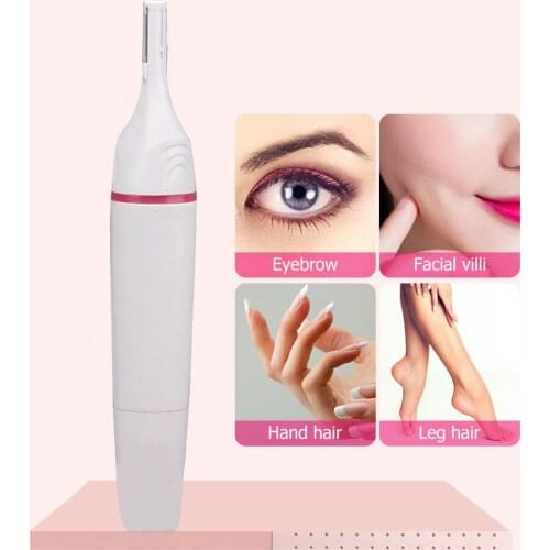 Rechargeable Eyebrow Hair Remover - Precision Electric Eyebrow Razor USB Electric Shaver Face Nose Hair Remover Skin Care