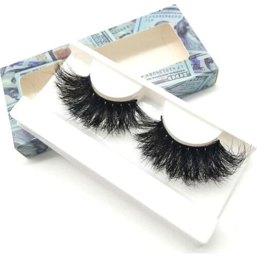 Factory supply 5d mink eyelashes wholesale mink eyelash private label thick eyelash wispy 5d 6d 25mm mink eyelash with no moq