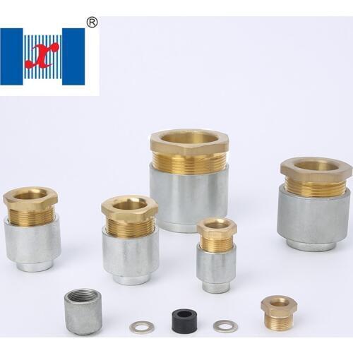 10 PCS/lot TH Welded Type Brass Marine Cable Glands M16 For 5-7 mm Cables on Ship IP54