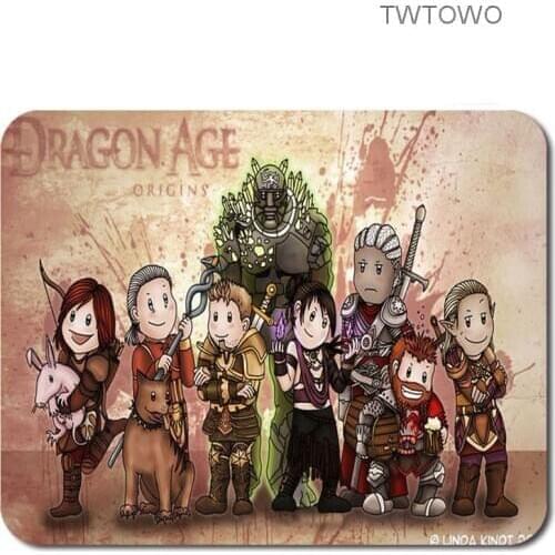 180*220*2mm Wholesale And Retail Dragon Age comfortable optical mouse pad / notebook mouse pad / anti-slip mouse pad