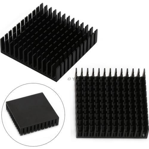 2Pcs Radiator Aluminum Heatsink Extruded Profile Heat Dissipation for Electronic