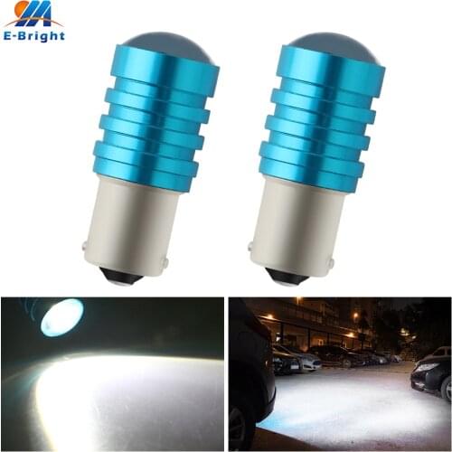 2X DC 9~28V P21W 1156 S25 BA15S 7W CR-EE 1157 BAY15D Led Bulb White For Car Parking Light Backlight Lamp Tail Turn Signal Light