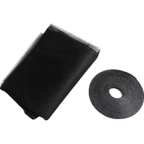 3 Pack Window Insect Screen Mesh Fly Bug Mosquito Net Protector With 3 Rolls Self-Adhesive Tapes Washable And Can Be Re-Install